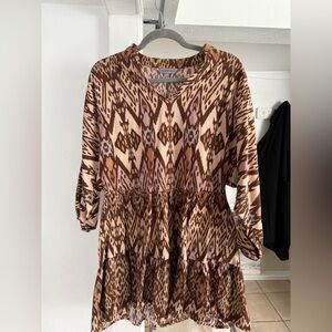 Anthropologie Conditions Apply Patterned Women's Dress